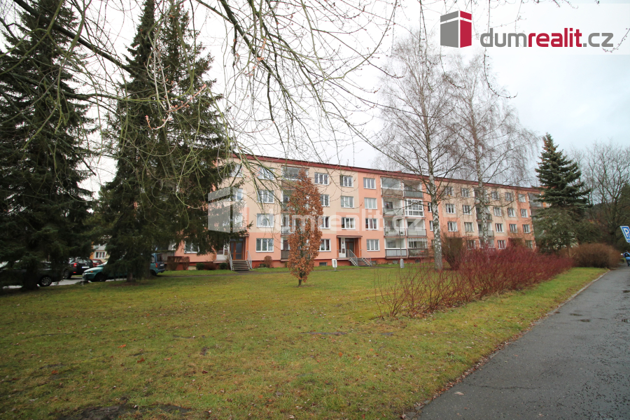 Slunný byt 1+1 ve třetím patře panelového domu k pronájmu