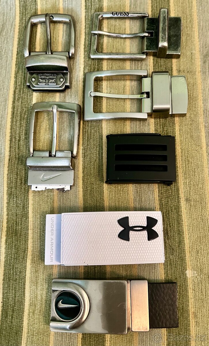 Přezky k opaskům Nike Under Armour Guess Levis