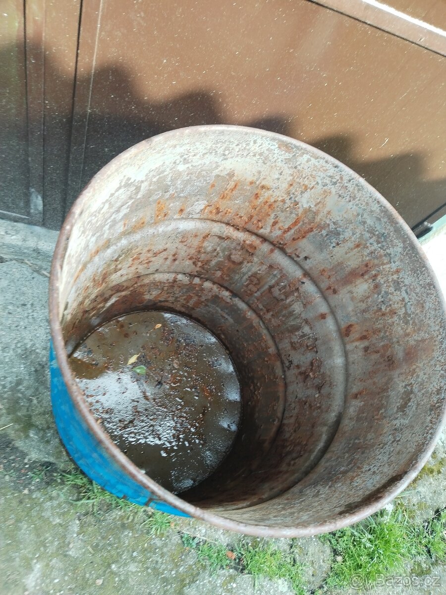 Plechový sud 200 litrů