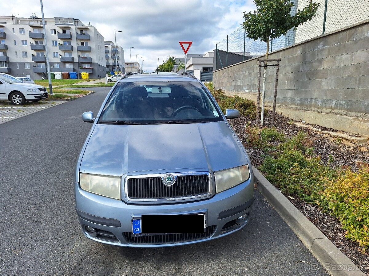 Škoda Fabia Combi 1.9 TDI 74 kW, r.v. 2005 - nepojízdná