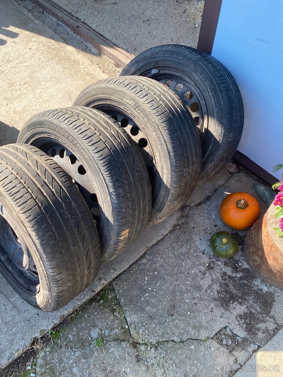 Disky plechové 5x110 s pneu letní R16