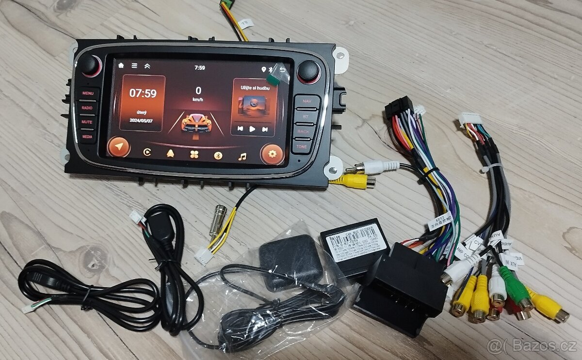 Autorádio Android 13 Ford Focus Mondeo S-MAX C-MAX Galaxy