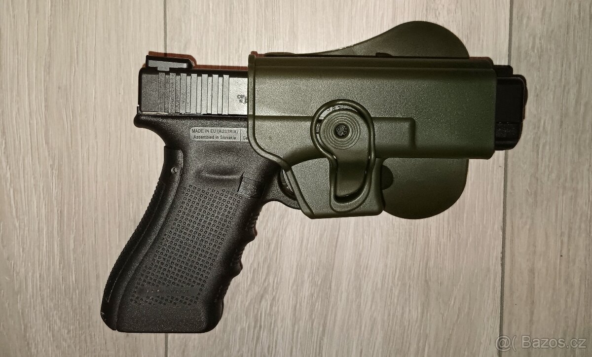 Nové pouzdro zelené na zbraň GLOCK 17,19