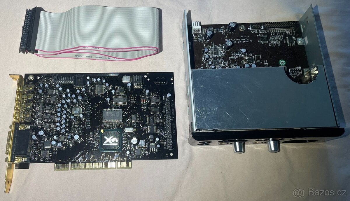 Creative Sound Blaster X-Fi Platinum s externím I/O modulem