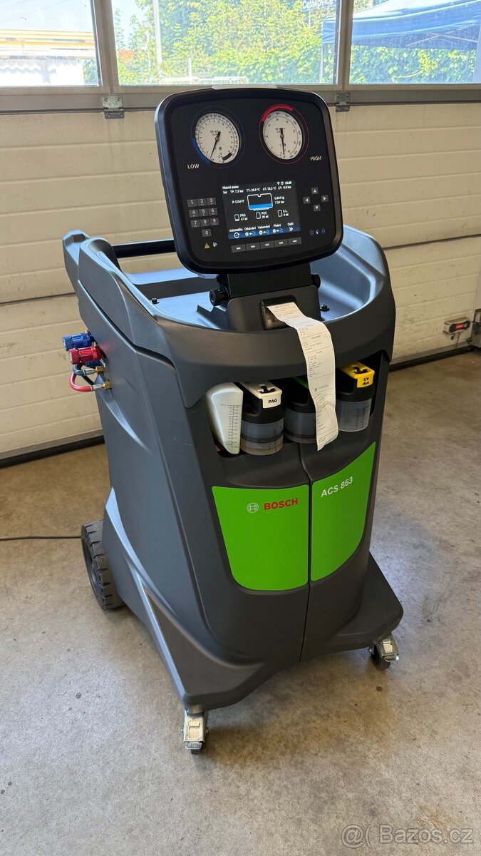 Automatická plnička klimatizace BOSCH ACS 863, R1234yf