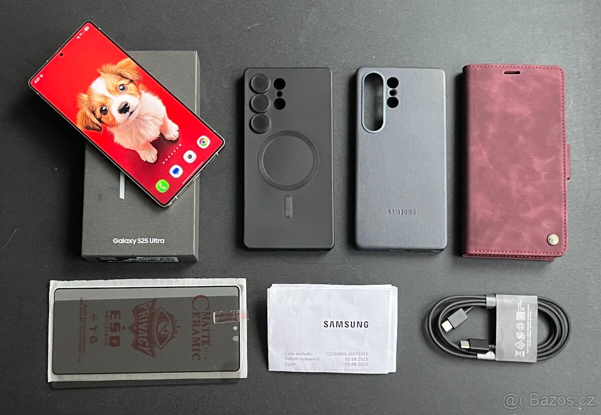 Vyměním Samsung Galaxy S25 Ultra / 256GB / V záruce do 8/27.