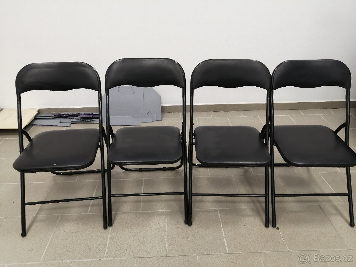 Prodám 4 skládací židle