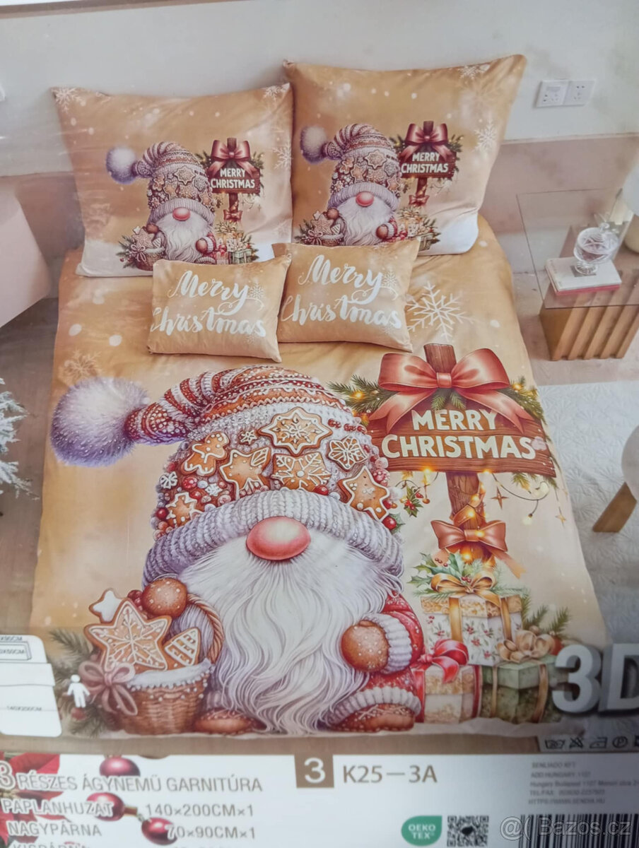 skřítek Perníček 3 dílné povlečení