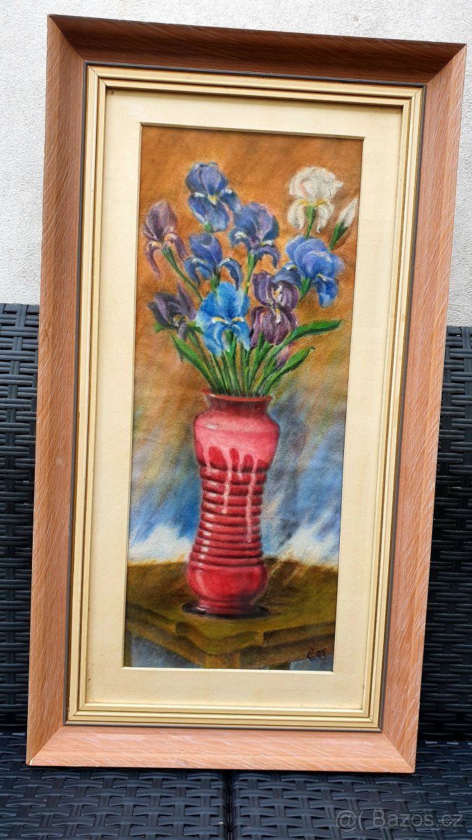 Obraz "Zátiší váza s květinami"