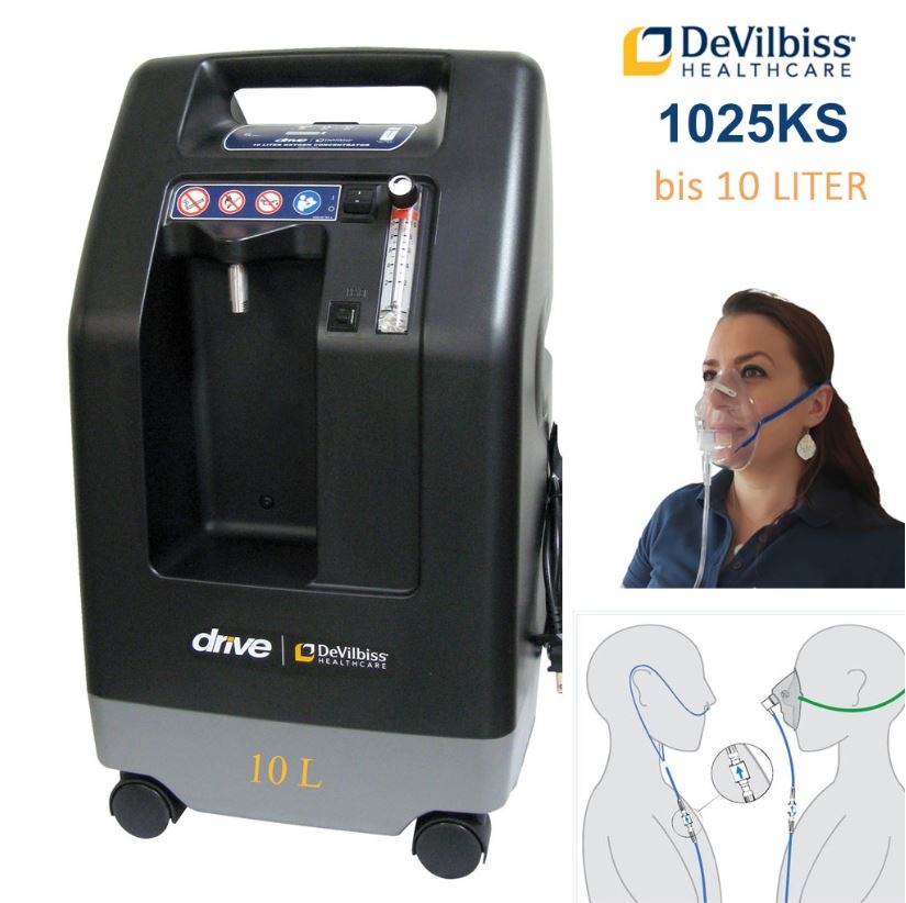 Kyslíkový koncentrátor DeVilbiss Compact 1025KS - 10l