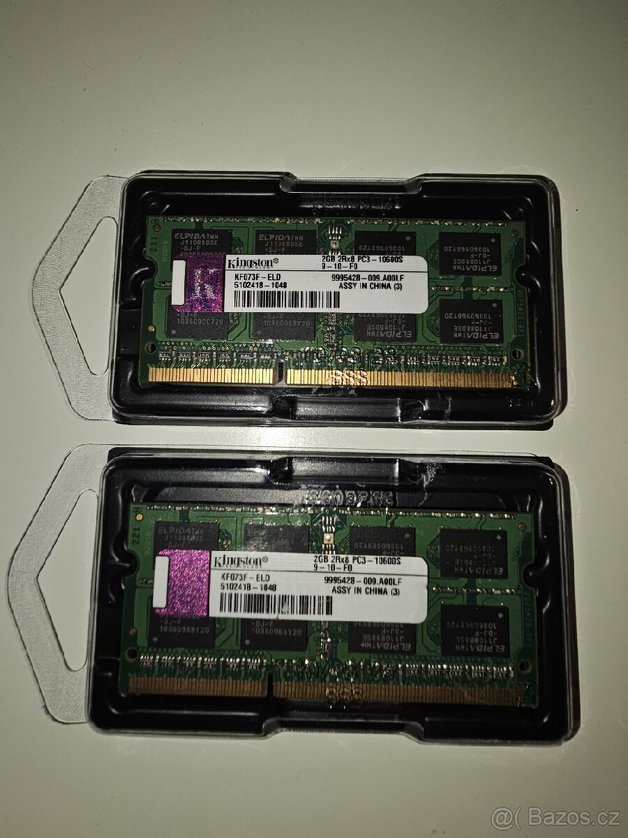 Kingston 2GB DDR3 ( 2 kus)