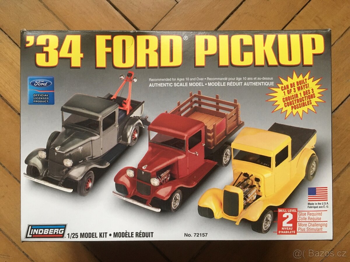 Lindberg - '34 Ford Pickup 3 in 1 1/25