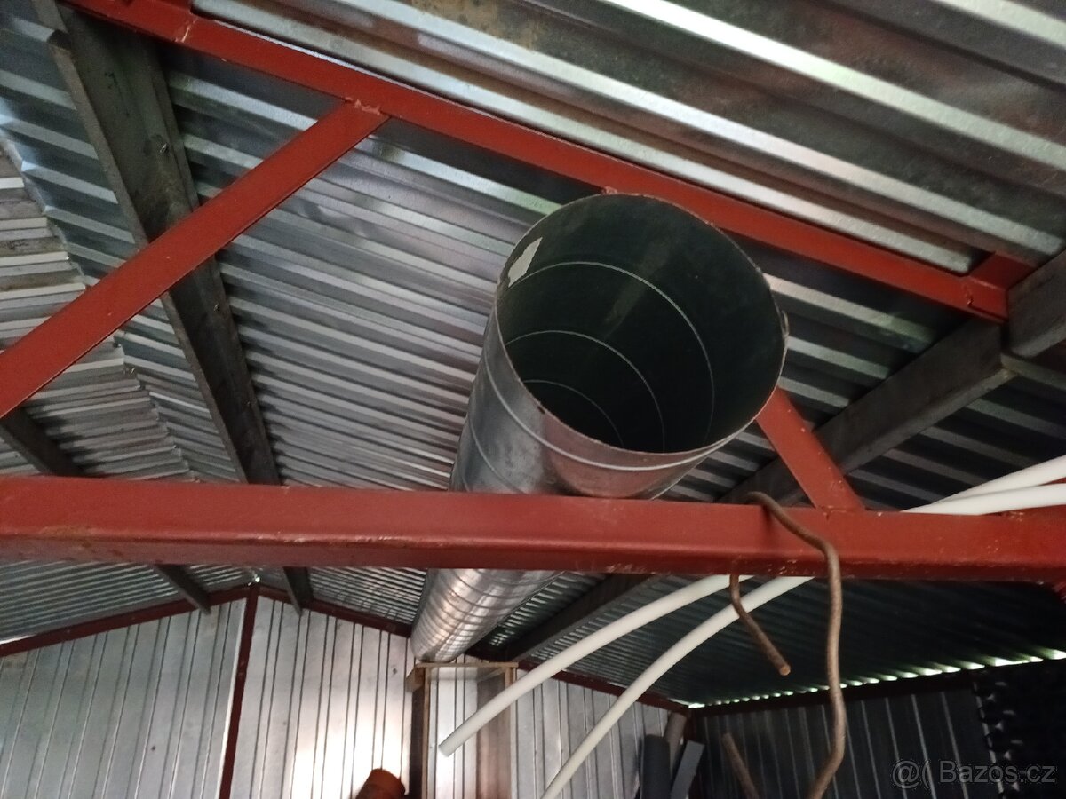 Spiro kovové potrubí 200mm, délka 2,6m
