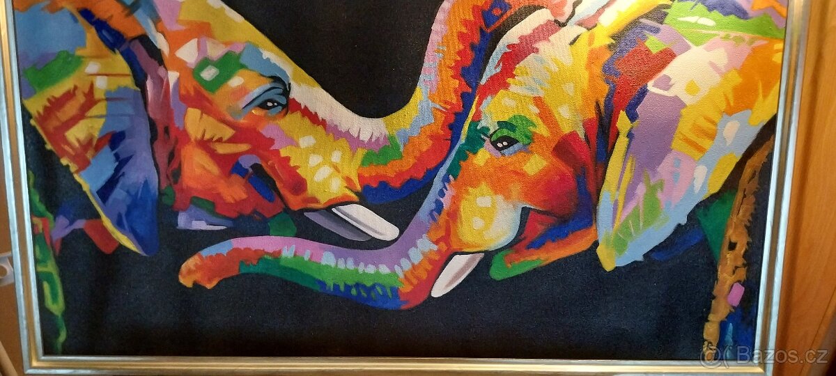 Zarámovaný obraz 105x57cm