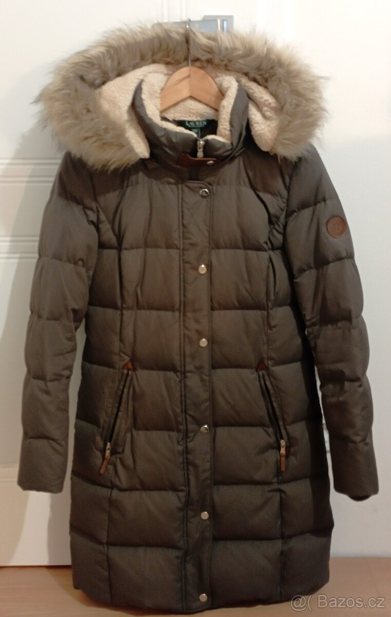🧥 Luxusní péřová bunda Ralph Lauren XS – Styl, který hřeje