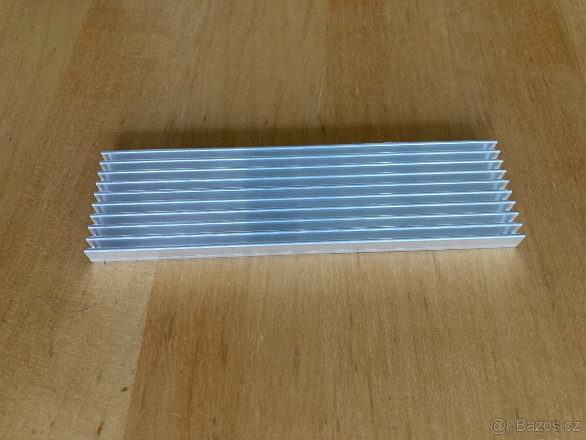 Hliníkový chladič 100x28x6mm
