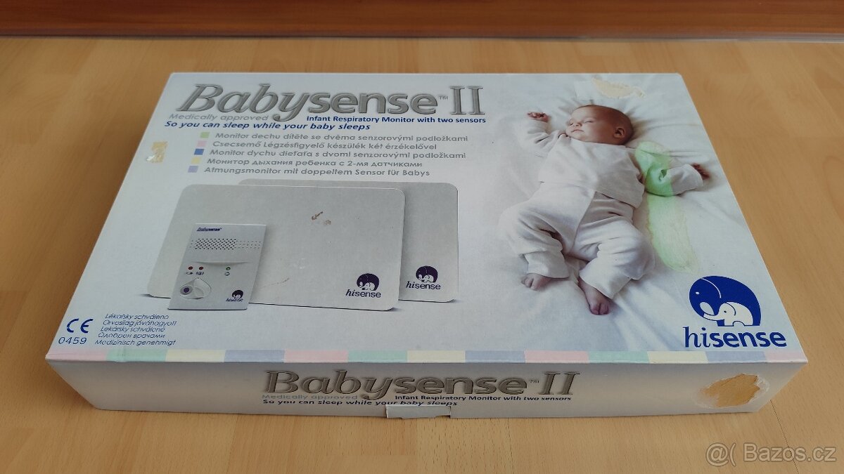 Dvoudeskový monitor dechu Babysense 2