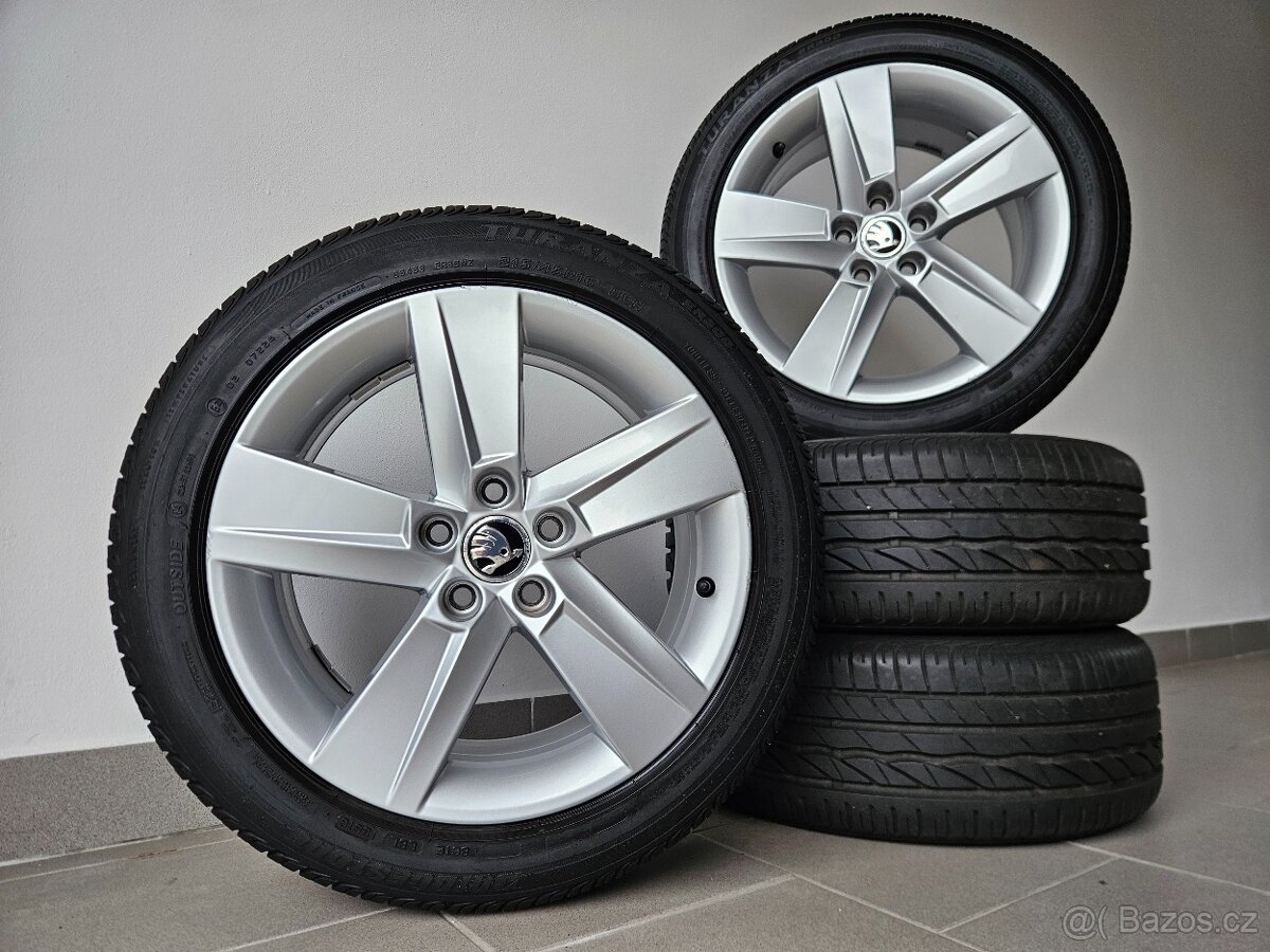 Orig. Skoda 5x100 Letní 215/45/16