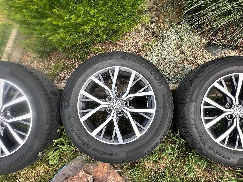 Originál alu kola Tulsa VW Tiguan 5x112 r17 + letní gumy