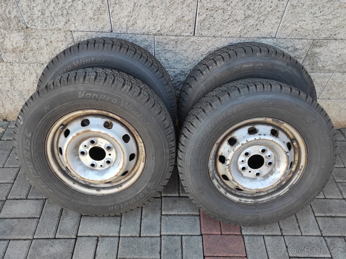 Zimní disky +.pneu 5x118 R15C Peugeot Boxer Jumper Ducato