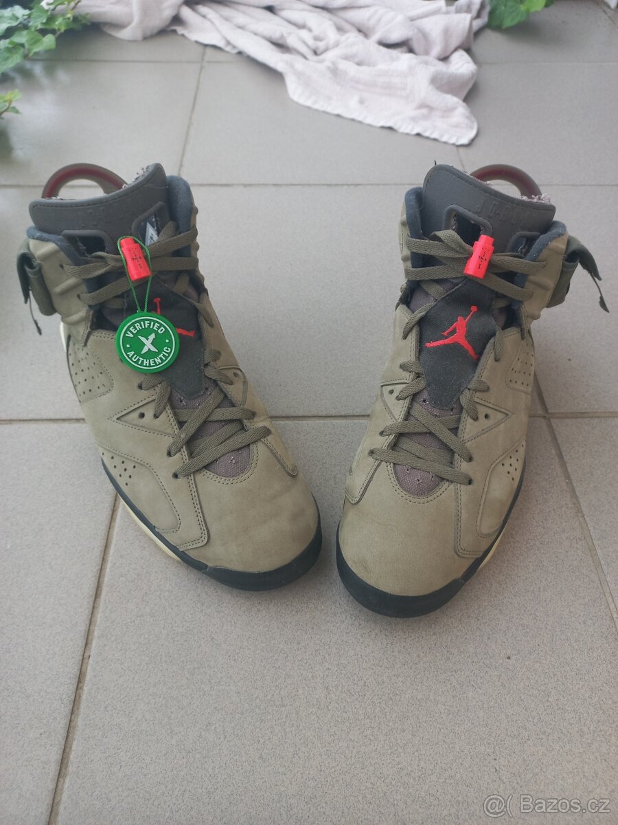 Air Jordan 6 Travis Scott „Olive“ – EU 46 / US 12