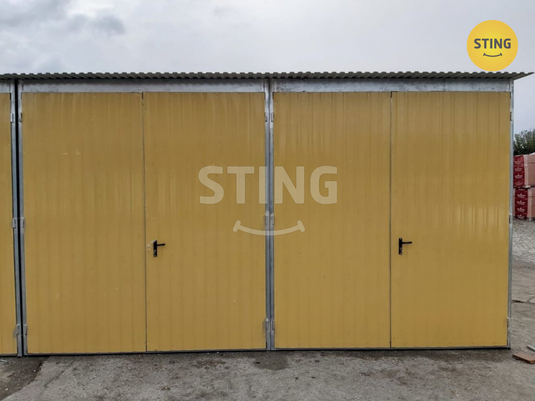 Plechová dvojgaráž 30 m2, ul. Třebízského, Kostelec , 133576