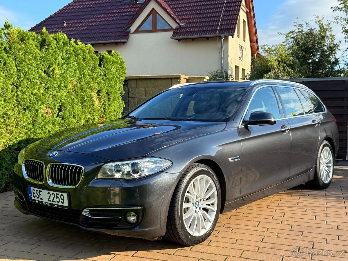 BMW 520D LUXURY LINE - LED KŮŽE /07/2014-1.Maj/ PO INSPEKCI