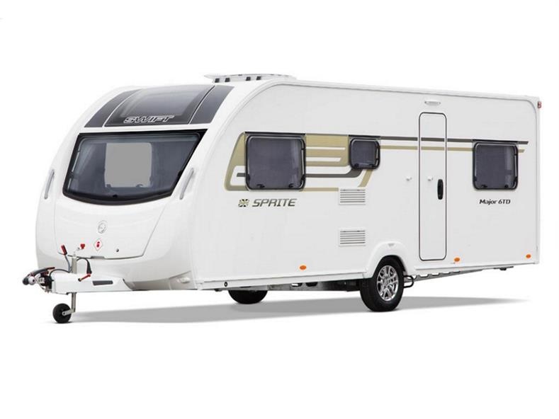 Obytný přívěs Swift Sprite Major 4 FB - plně vybavený