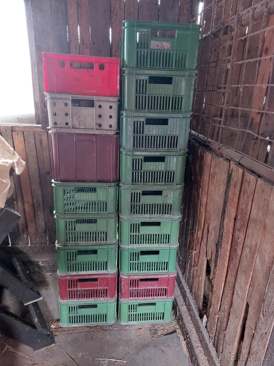 Plastove bedynky / prepravky / bedny na ovoce a zeleninu