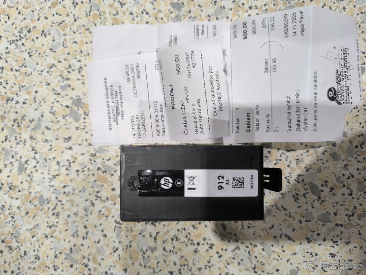 Barva do tiskárny HP912 xl