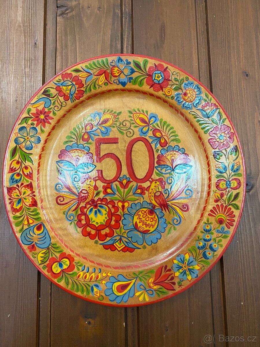 Sada malovaných talířů