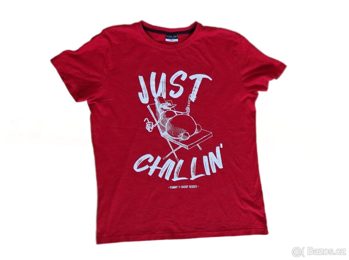 Pánské/chlapecké tričko se sněhulákem, vel. M