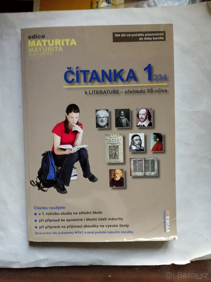 Čítanka 1 k LITERATUŘE - přehledu SŠ učiva - edice MATURITA
