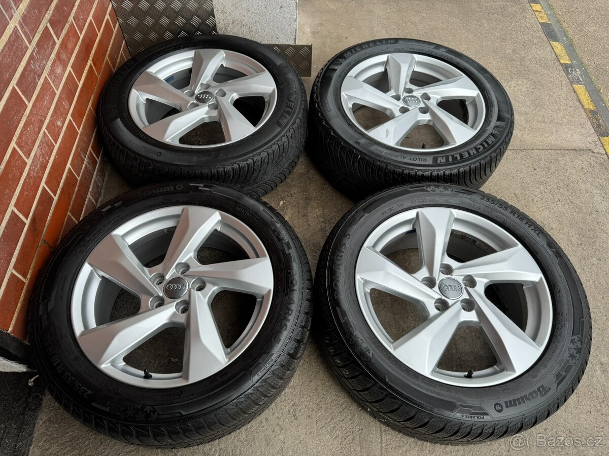 Alu 18" 5x112 AUDI Q3 , Kodiaq zimní 80% TOP