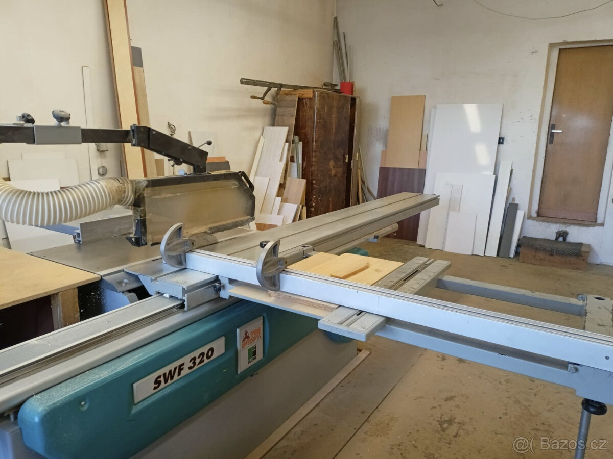 Vybavení truhlářské dílny - formátovací pilu včetně odsávání