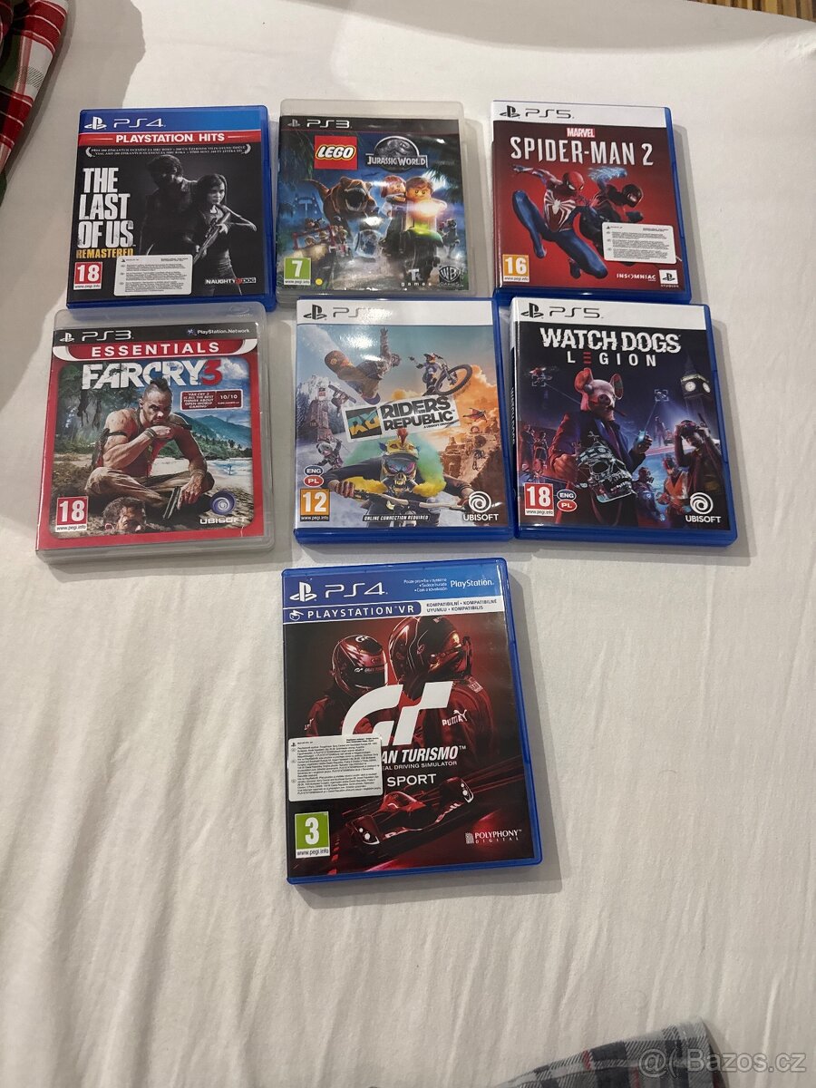 Hry na PS5, PS4 a PS3 (krásné a nové)