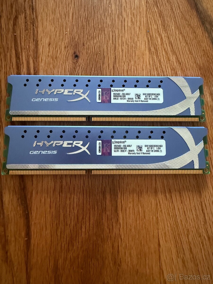 Kingston hyperx genesis KHX1600C9D3K2/4gx