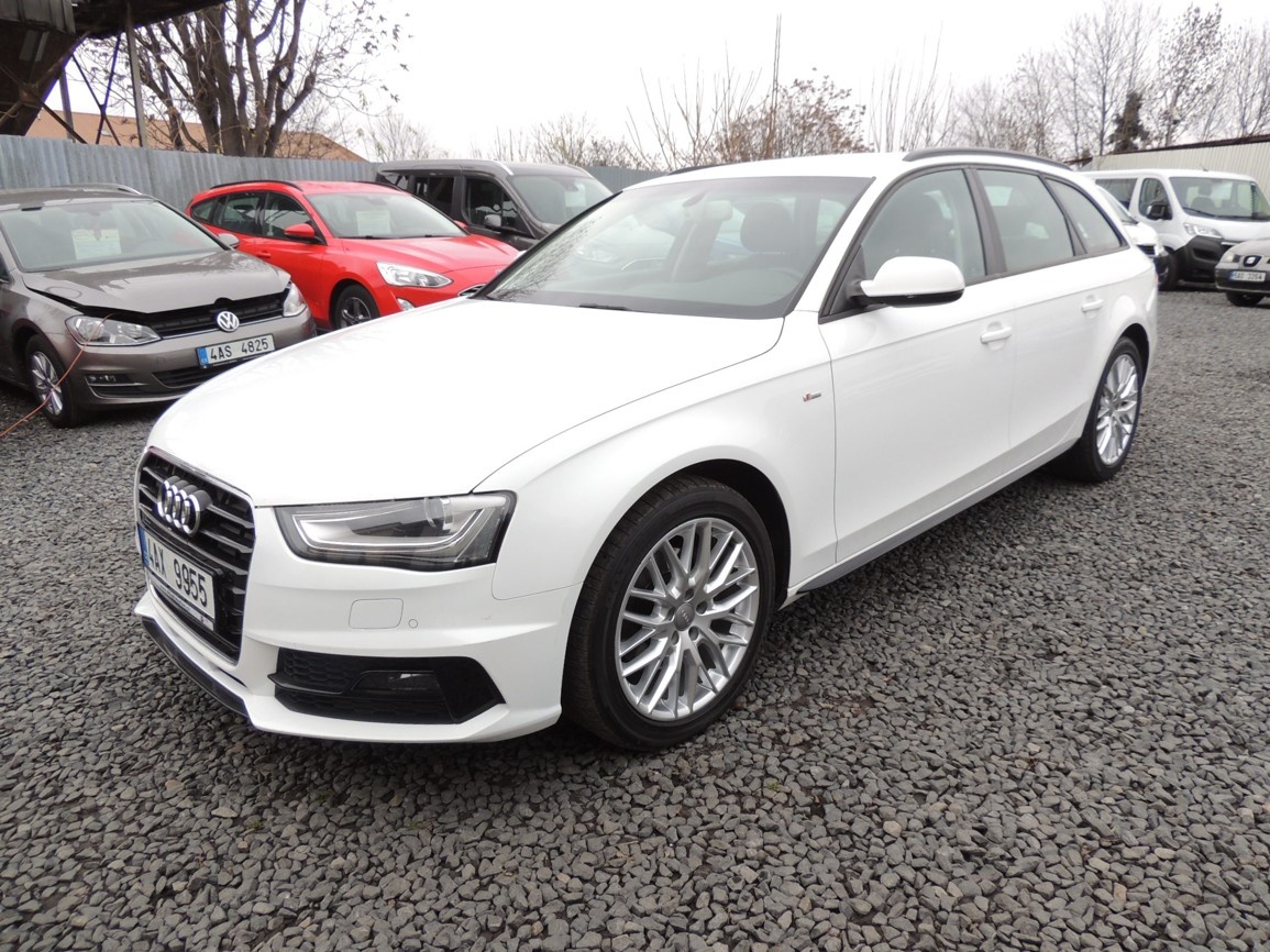 Audi A4 Combi 2.0TDi,110kw,DSG,S-Line,2015,ČR,-21%DPH