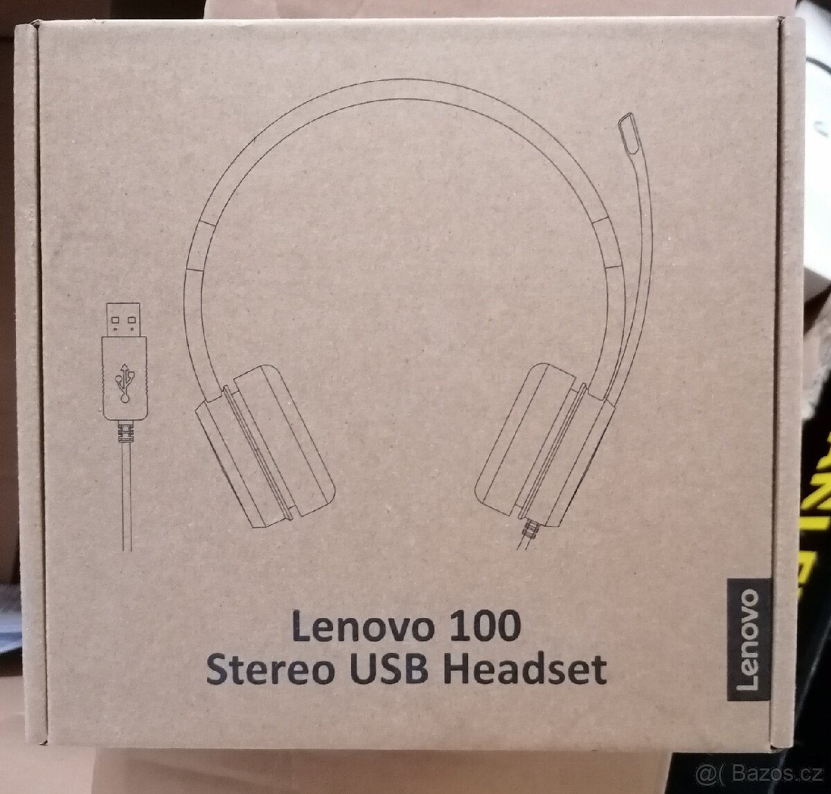 Nový nerozbaleny Lenovo 100 Stereo USB Headset
