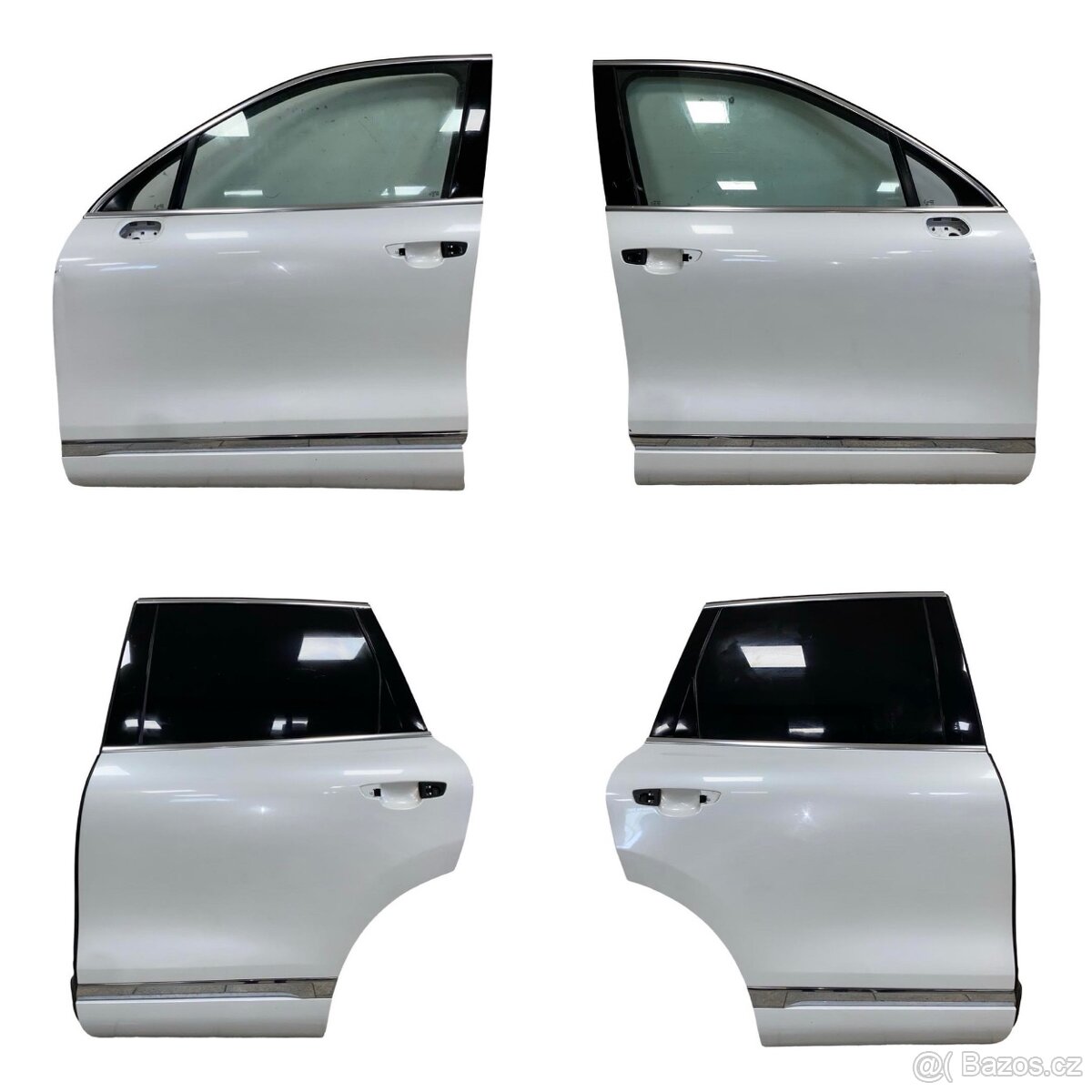 Všechny dveře bílá metalíza L0K1 VW Touareg 7P r.v. 2014