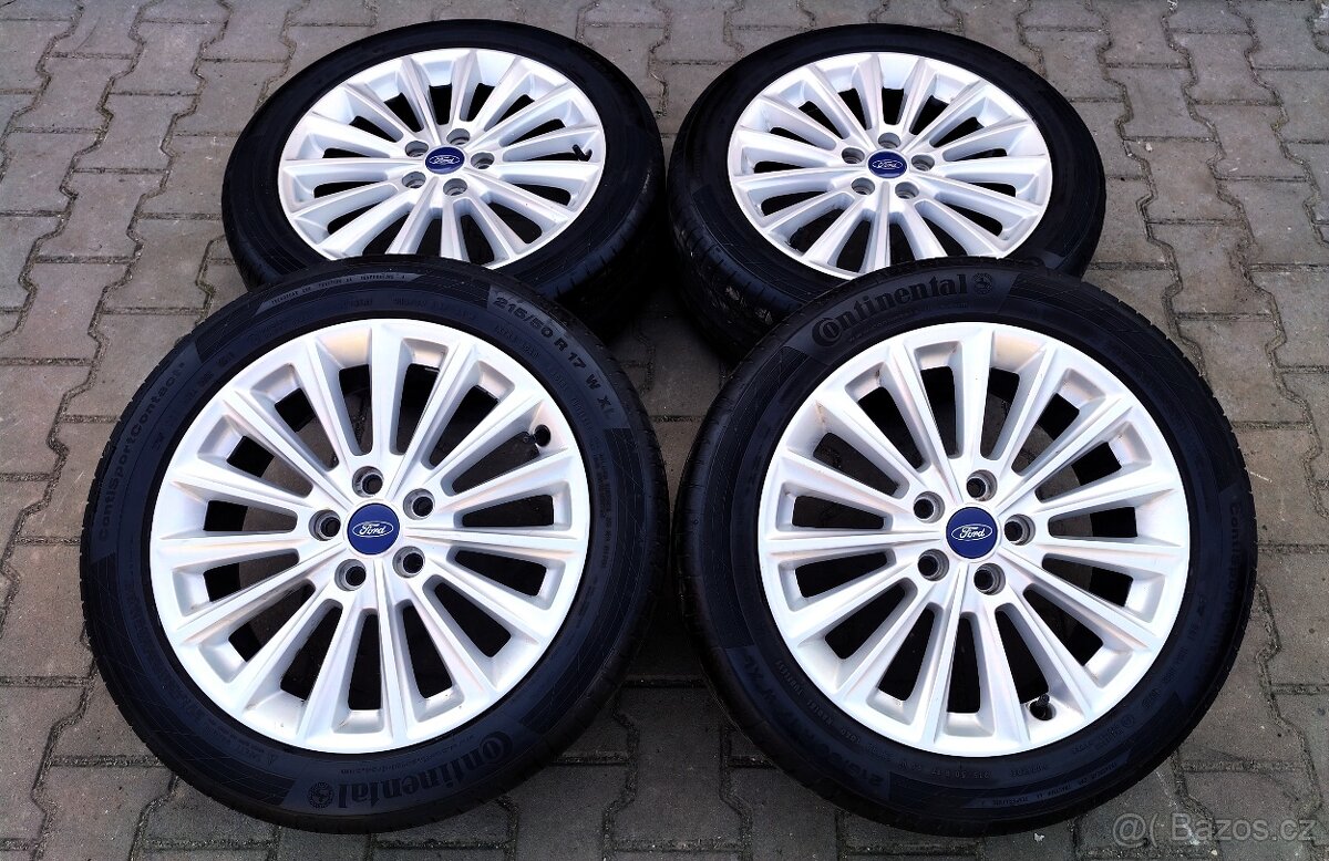 Alu kola originál Ford Focus, C-Max 5x108 R17 PĚKNÁ SADA