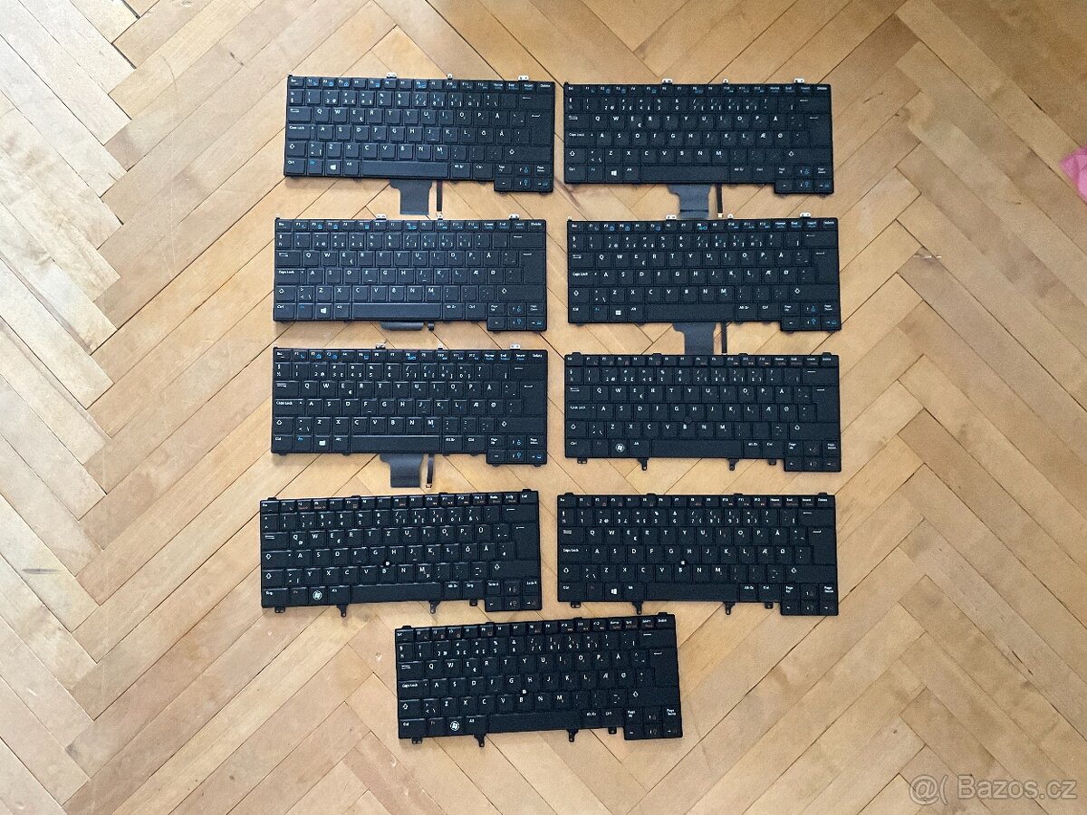 Klávesnice DELL - 9ks - různé typy