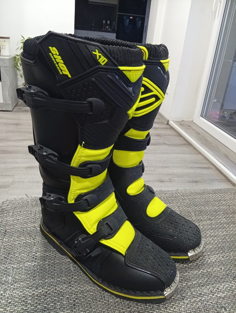 Prodám úplně nové boty na motocross, enduro, čtyřkolka SHOT