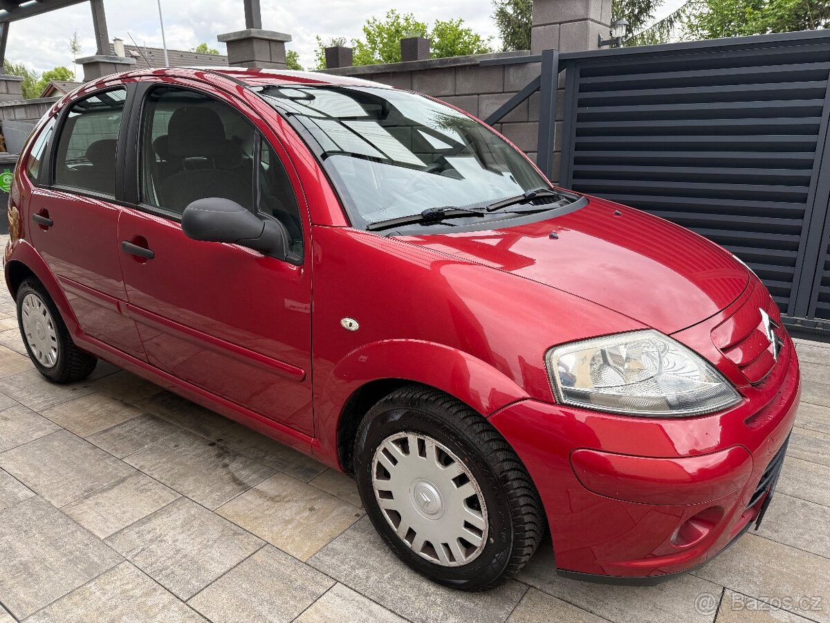 Citroën C3 1.4i-65kW/92.000km/klima/hezký stav