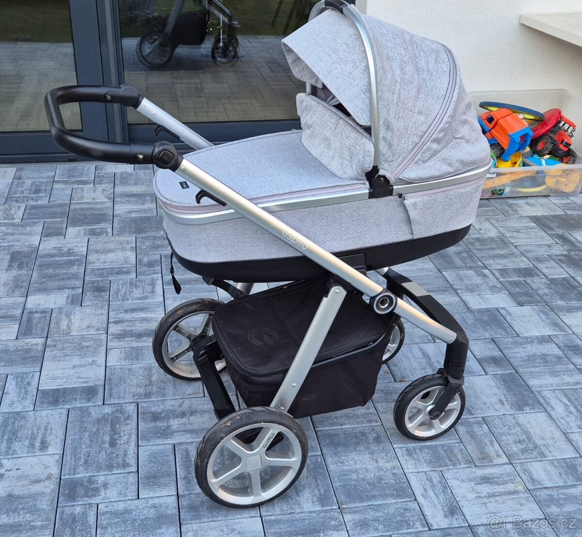 Kočárek Espiro Next Melange Air 2v1 07 Gray 2021
