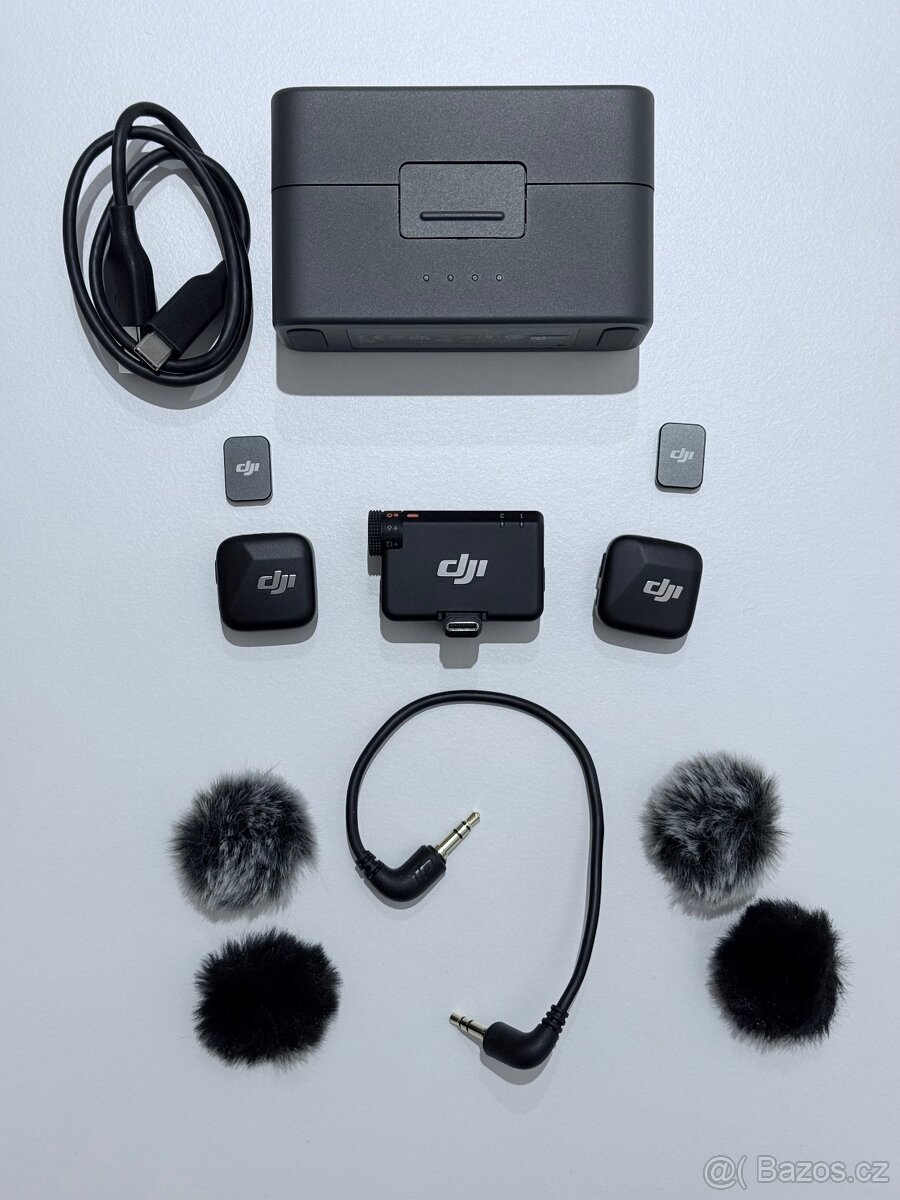 DJI Mic Mini (2 TX černé + 1 RX + Charging Case) – Jako nový