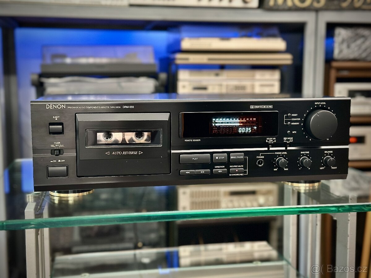 DENON DRM-555 (r.1999) auto-reverse, Bias, po kompl. servisu