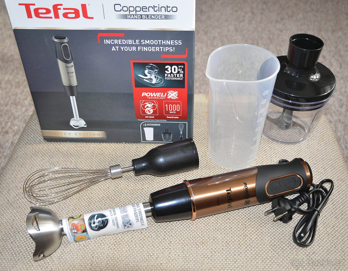 Ponorný mixér TEFAL HB656G10 limitovaná edice- sada v záruce