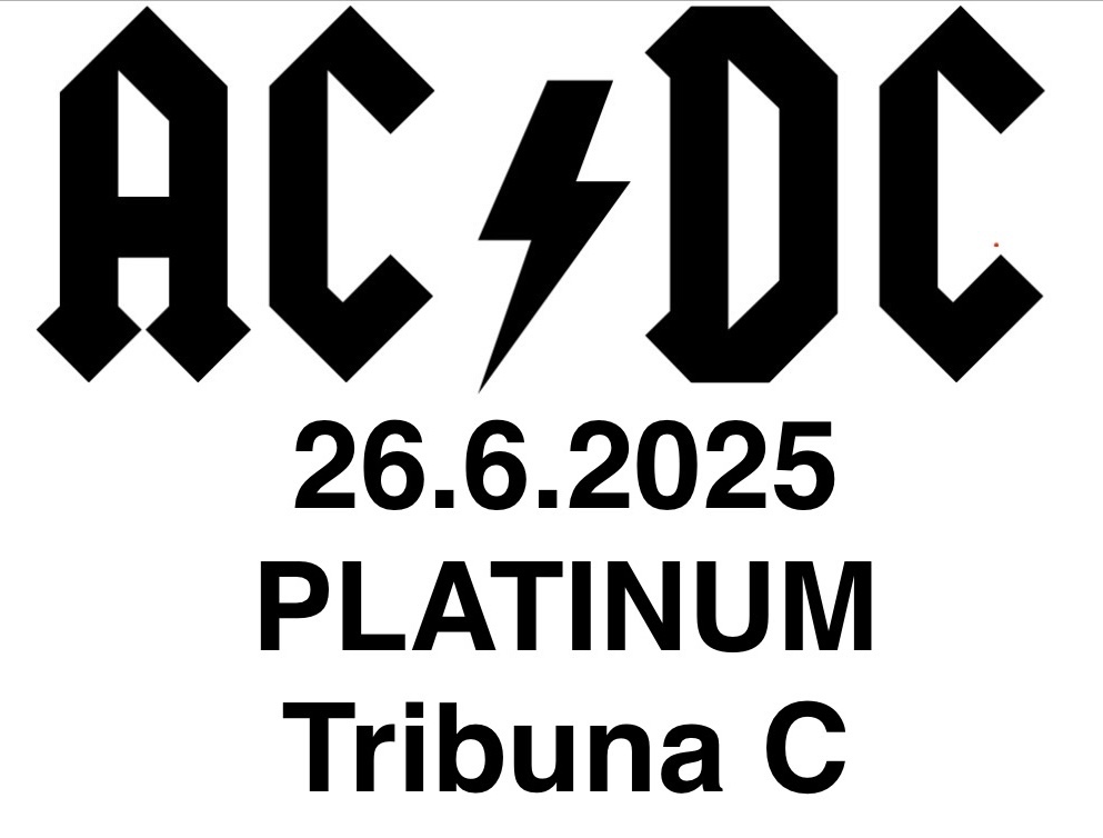 AC/DC Praha 26.6. PREMIUM tribuna C