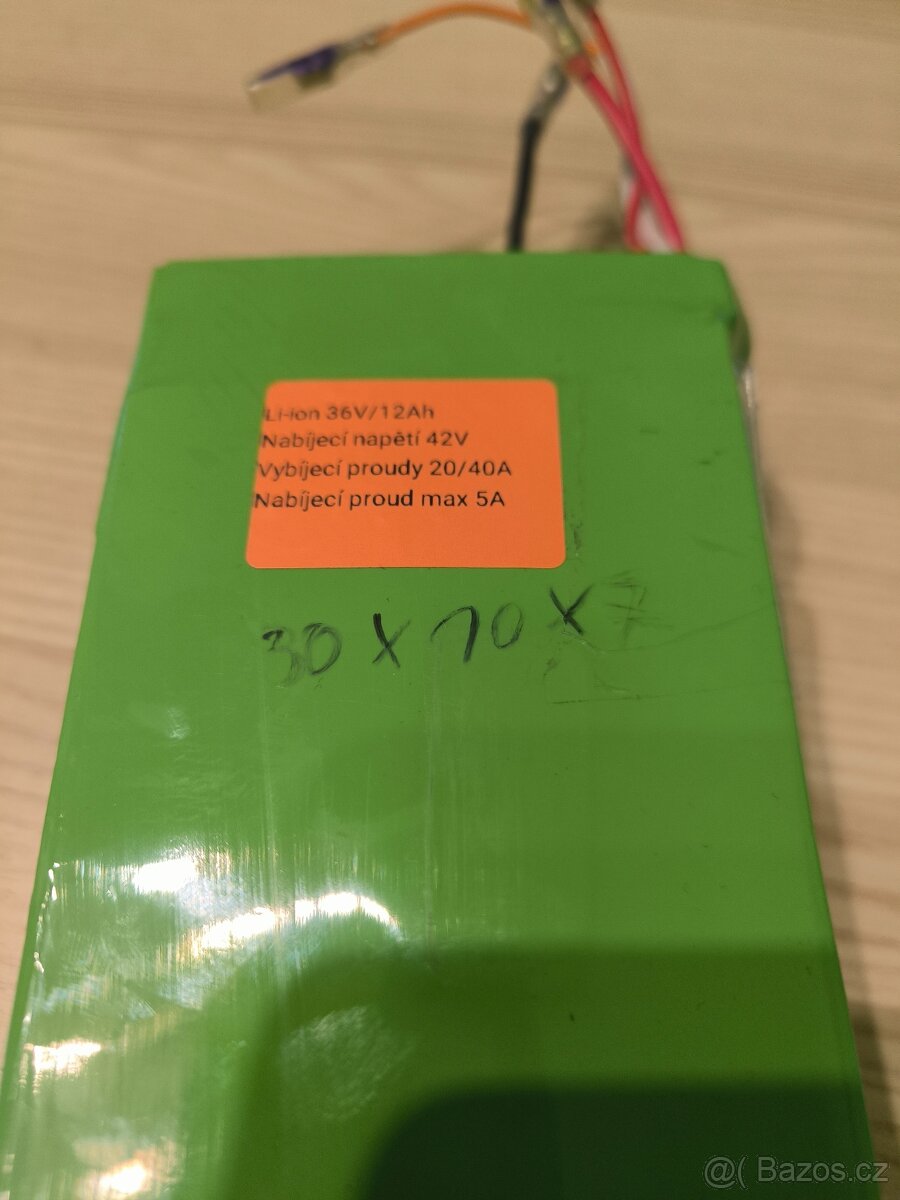 Baterie elektrokoloběžky či elektrokola 36V12Ah